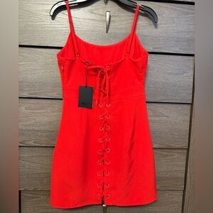 NBD Red Mini Dress XS. NWT